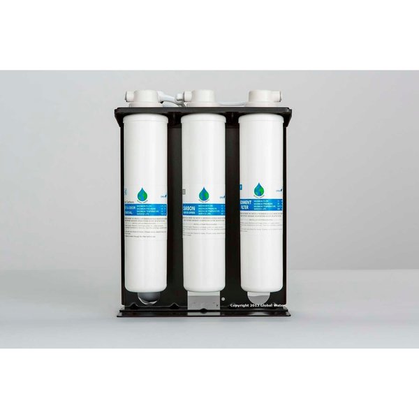 Global Industrial Global Water Replacement Filters, Sediment, Carbon & Post Carbon, 3PK 806177